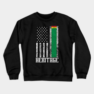 Bolivia Hispanic Heritage destressed flag Crewneck Sweatshirt